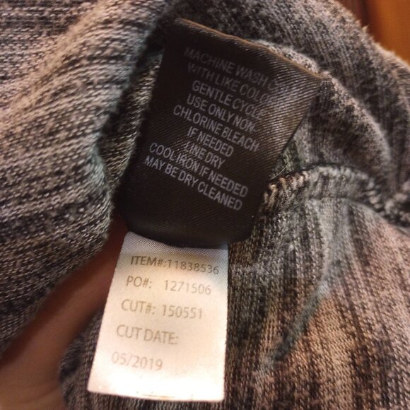 Torrid size 2 Gray Super Soft Plush Tunic Tee - Picture 8 of 8